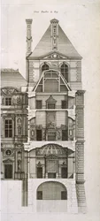A király pavilonja a Louvre-ban, a „L
